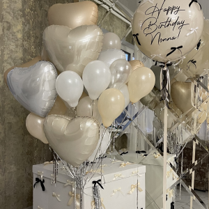 Набор шаров «Премиум коробка-сюрприз с сердцами»